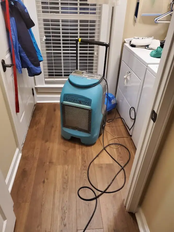 Commercial dehumidifier deployed for Crawl Space Restoration in East Orange